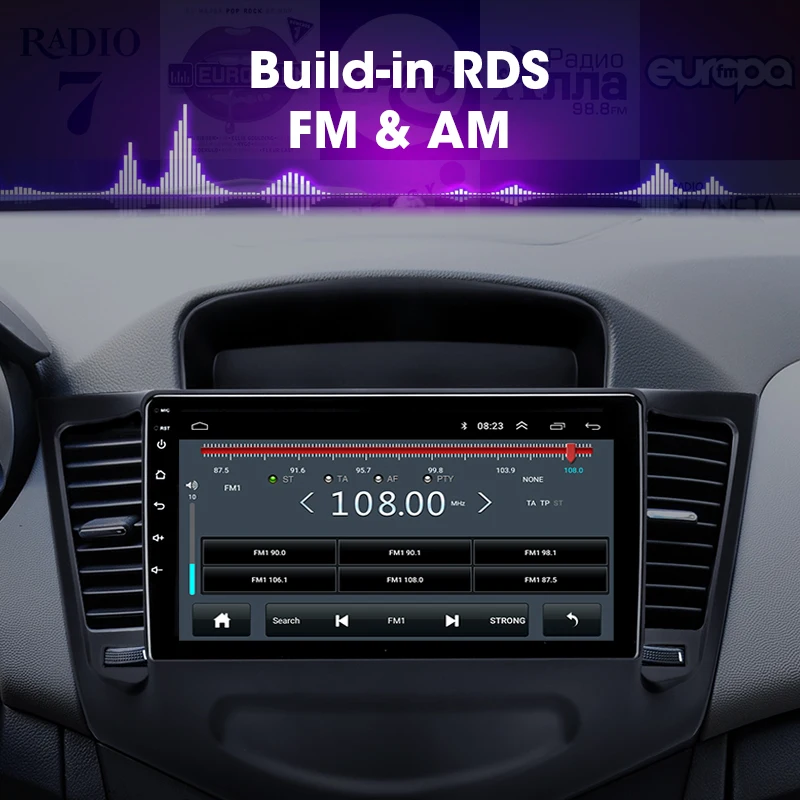 2DIN Android 8,1 4G+ WiFi 2G+ 3 2G Автомагнитола RDS DSP мультимедийный плеер для 2009- Chevrolet Cruze навигация gps головное устройство 2 din