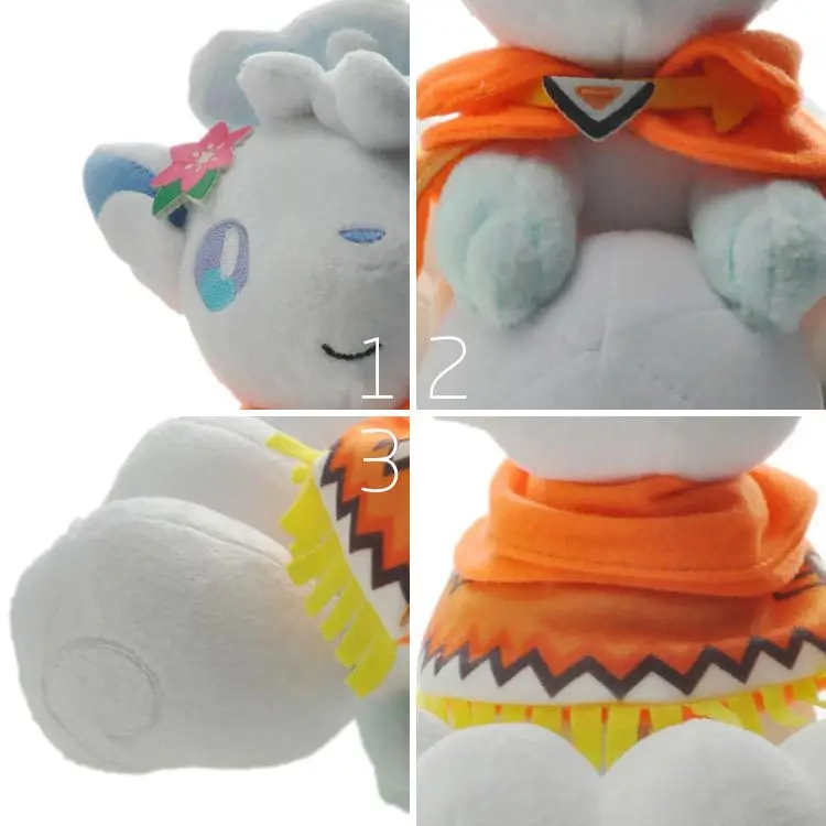 Takara Tomy куклы Покемон Плюшевая Кукла мяч лед Vulpix фигурки детей Рождество подарки на день рождения Пикачу