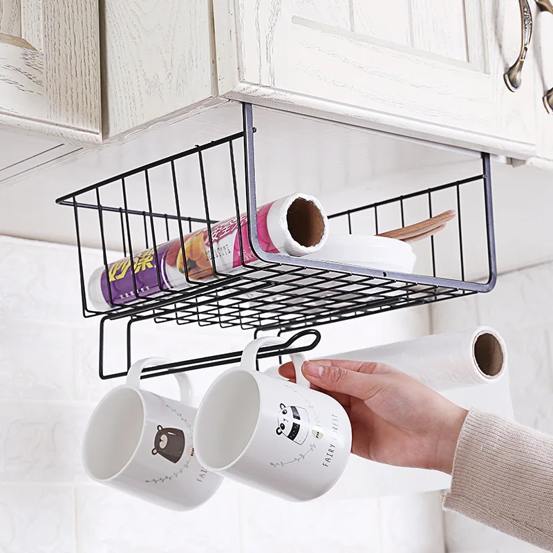 

Home Storage Shelf Basket Multifunction Cabinet Rack Kitchen Storage Home Organizer