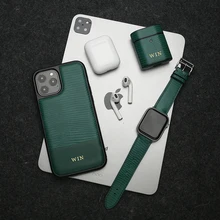 Aliexpress - Hiram Beron Green Italian Leather Watch Accessories for Iwatch 38mm 42mm 40mm 44mm Premium for Men Dropship