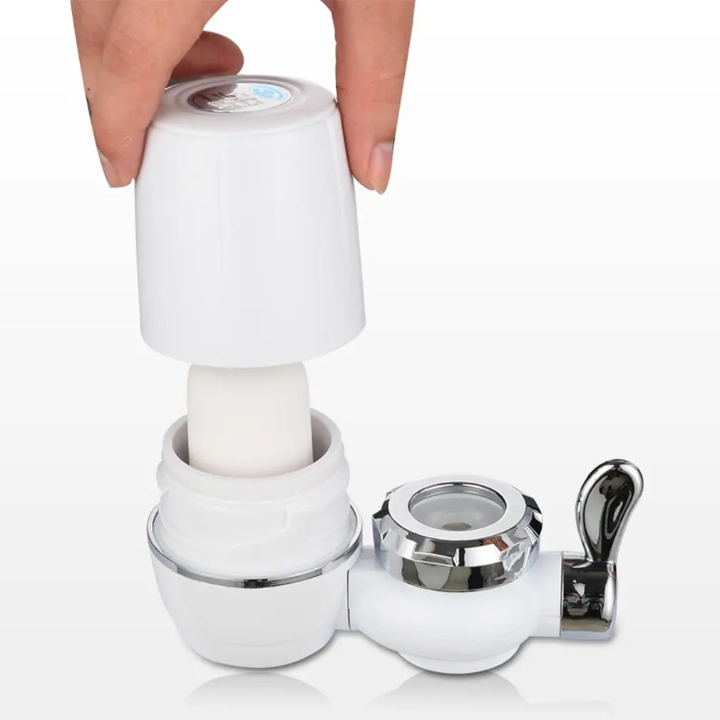 Tap Water Purifier Kitchen Faucet Washable Ceramic Percolator Mini Water Filter Filtro Rust Bacteria Removal Replacement Filter