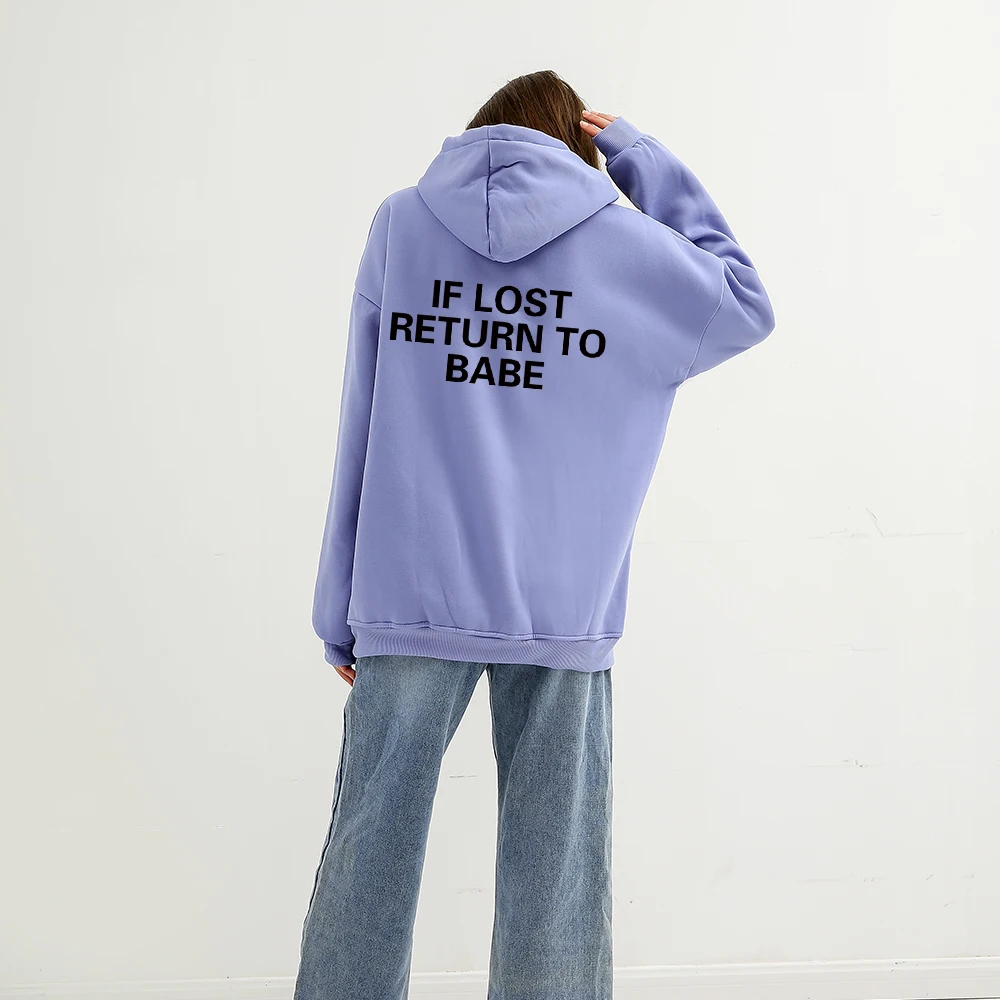 

Womens Hoodies Sweatshirts Long Sleeve Hoodie Sweatshirt with Drawstring Streetwear Oversized Pullover Men Women Top Femme Hiver