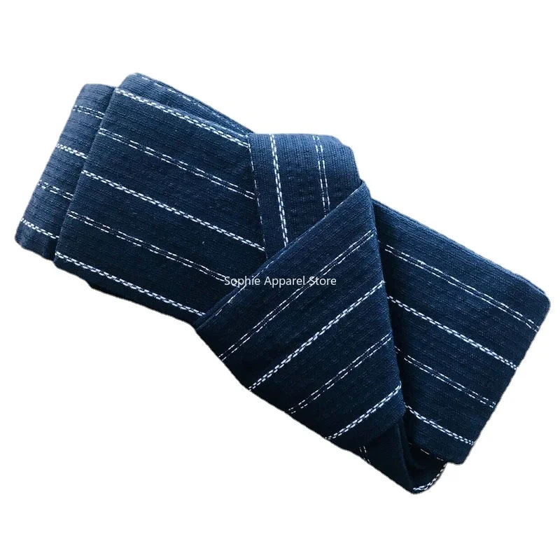 Japanese Kimono Obi Belt Mens Traditional Vintage Waist Judo Wrap Waistband Pattern Kimonos Men Accessories