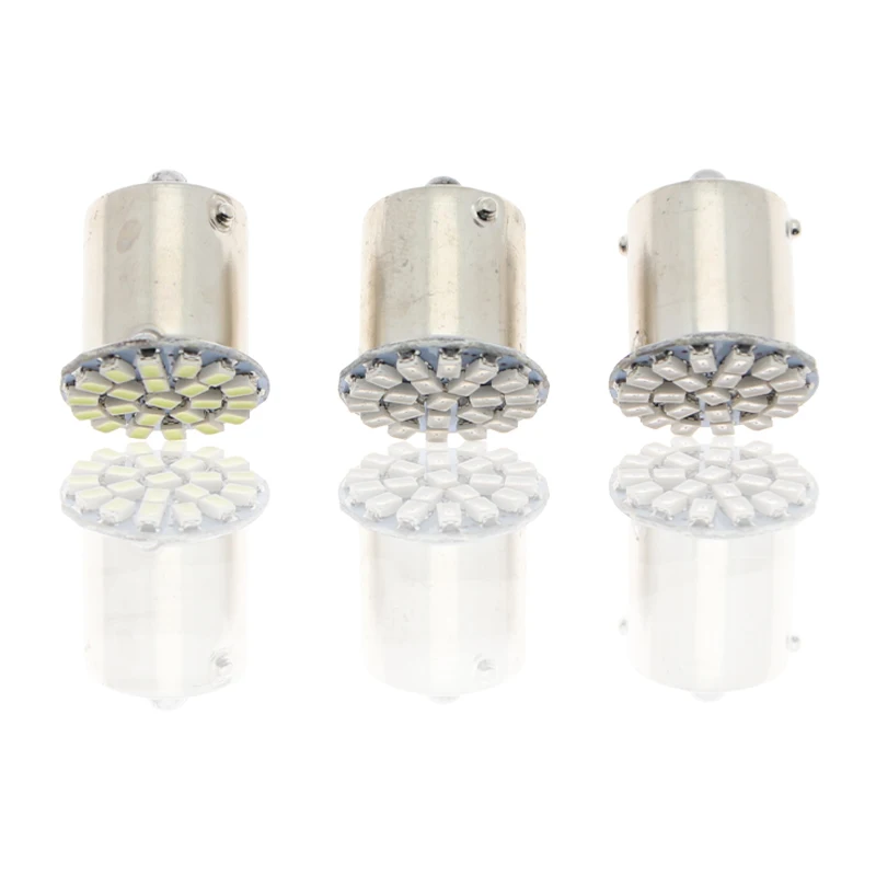 

100 шт. DC 24V22 SMD светодиодные лампы 1156 BA15S P21W 1157 BAY15D P21/5W S25 автомобильный индикатор для чтения детской лампы для автомобиля