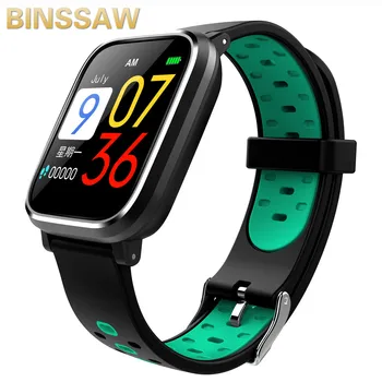 

2020 Newest Blood Pressure Smart Watch Q58 Heart Rate Pulse Sports Watches Swimming Band smart wristwatch Waterproof AlarmClock