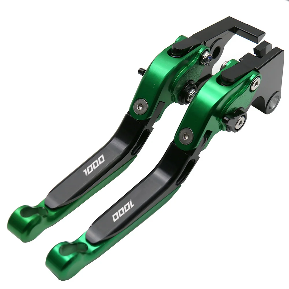 Мотоциклетные Складные Выдвижные тормозные рычаги сцепления для kawasaki Z1000SX/NINJA 1000/Tourer Z1000/R с логотипом Z1000
