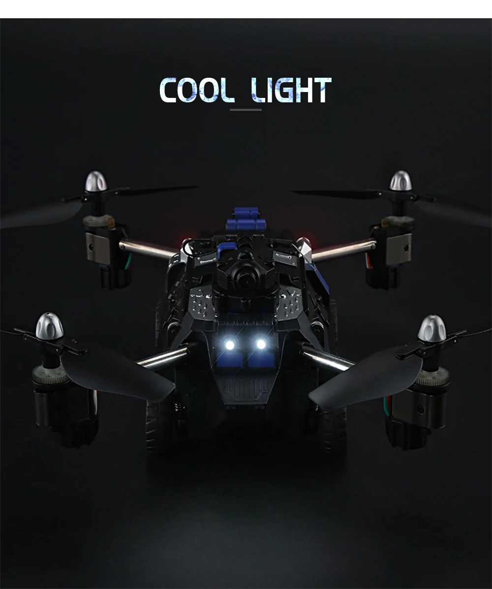 JJR/C JJRC H40WH wifi FPV с камерой 720P HD, режим высоты, воздух, земля, Радиоуправляемый квадрокоптер, автомобильный Дрон, вертолет, игрушки RTF VS H37 H36 ZLRC