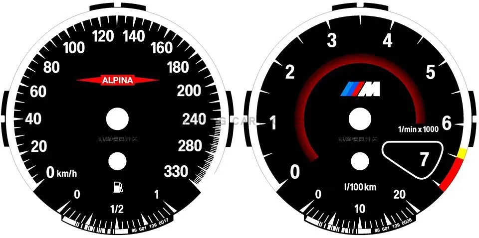 

Car instrument stickers instrument paper conversion upgrade M sports version For BMW X1 X3 X5 E90 E92 E93 E83 Z4