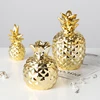 Ceramic Storage Jars Pineapple Jewelry Tank Cosmetics Organiser Decorative Figurines Candle Holder Sugar Bowl Containers Bottles 1