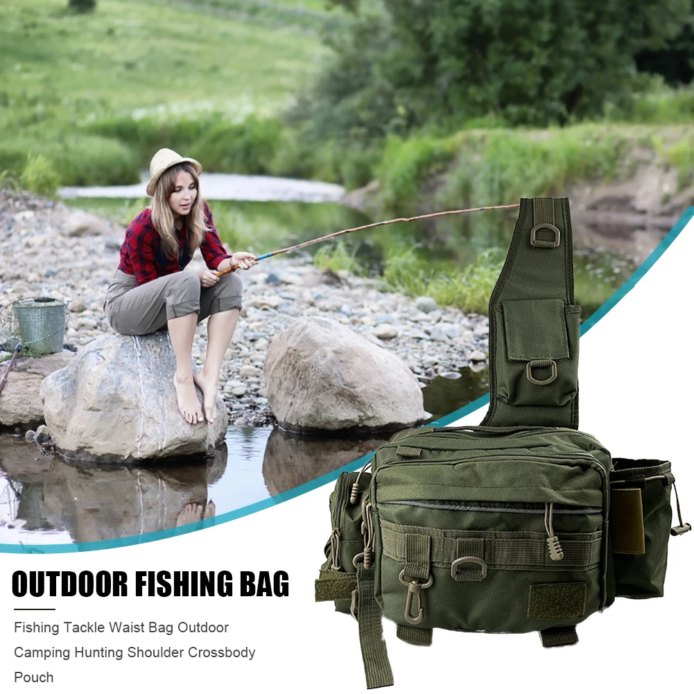 Multifunctional Fishing Tackle Bags Camping Hunting Fanny Pack