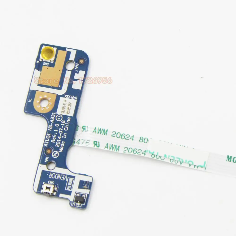 Для Lenovo G70-50 G70-70 G70-80 плата питания AILG1 NS-A331 AILG1_POWER _ BD_FPC NBX0001AL00 | Компьютеры и офис