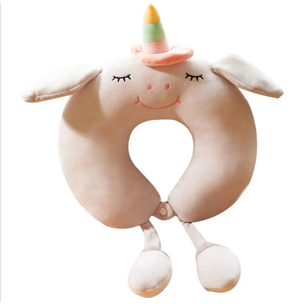 New Lovely Animal Cotton Plush U Shape Neck Pillow Travel Car Home Pillow Nap Cushion Health 1 New Lovely Animal Cotton Plush U Shape Neck Pillow Travel Car Home Pillow Nap Cushion Health 2
