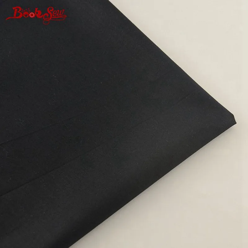 Booksew 100% Cotton Fabric White Color Telas Por Metro Home Textile Material Bedsheet Cloth DIY Quilting Tecido Baby Dress Tissu