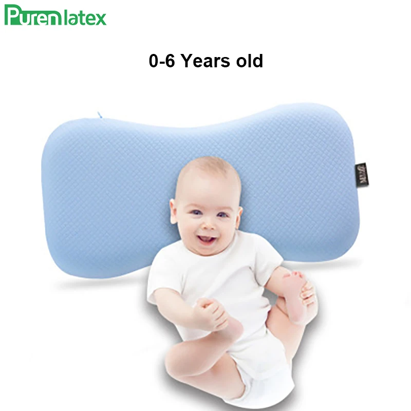 Purenlatex Almohada Ortopedica De Memory Foam Para Ninos De 0 A 3 A 6 Anos De Rebote Lento Con Nucleo Y Largo Para Prevenir La Cabeza Plana Para El Cuello Fundas De Almohadas Aliexpress