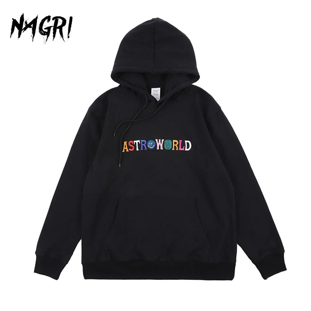 Толстовка ASTROWORLD с капюшоном свитшот для мужчин и женщин Трэвис Скотт вышивкой