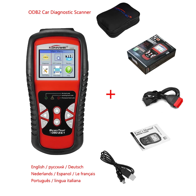 

Universal OBD2 Automotive Scanner OBDII EOBD Car Diagnostic Scanner For Audi/Benz/BMW/Volvo/VW/Ford/Jeep/Nissan/Toyota/Chrysler