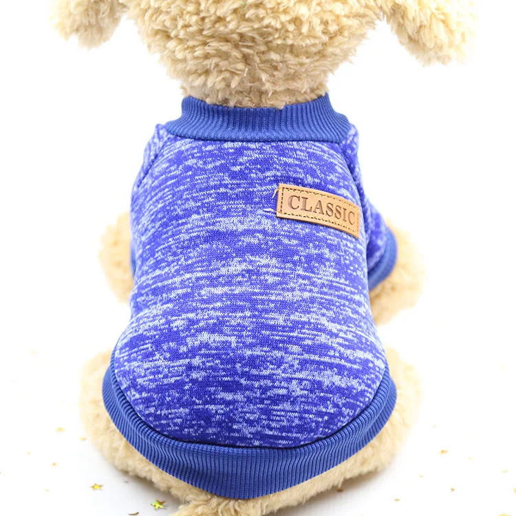 

Soft Pet Dog Cotton Sweater Dog Clothes for Small Medium Dogs Clothing for Dog Chihuahua Clothes Classic Pet Outfit Ropa Perro