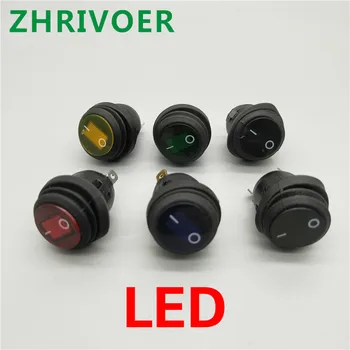 

1pcs Kcd1-105n 2 / 3 Pin on / Off SPST Rocker Switch Waterproof Vehicle Ship LED Light Round Ship Type Switch