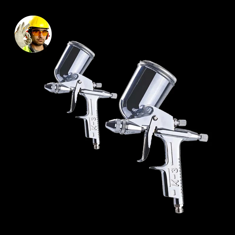 Air Brush Alloy Painting Paint Tool Magic Spray Gun Sprayer 125ml