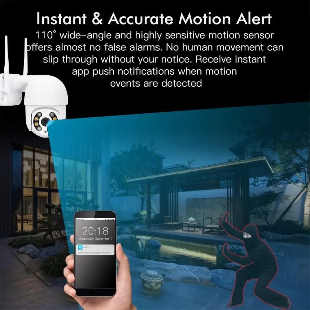 1080P HD мини Wifi камера IP66 водонепроницаемый беспроводной купол Wifi камера цифровой зум Камера Безопасности s CCTV монитор наблюдения