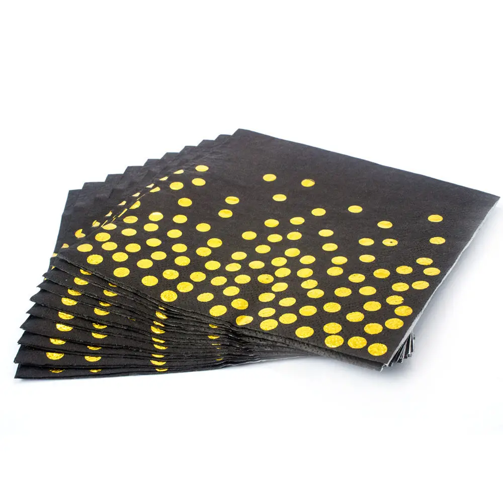 Children's birthday party party tableware disposable party napkins family party hot stamping paper towel