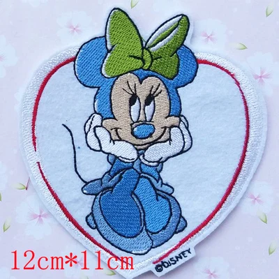 Disney Cartoon Mickey Mouse Patches Pooh Patches for Clothing Donald Duck  Minnie Mouse Simba Mermaid Iron on Patches Diy Patch