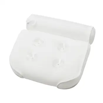 

3D Mesh Bath Cushioned Bath Tub Spa Pillow Non-slip Rest With Pillow Supply Accessories Bathroom Suction Head Bath Bathtub V1B4