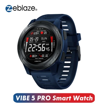 

Zeblaze VIBE 5 PRO Smart Watch IPS Display Wristwatch BT4.0 Heart Rate Tracking Timer Calories Alarm Clock Waterproof Smartwatch