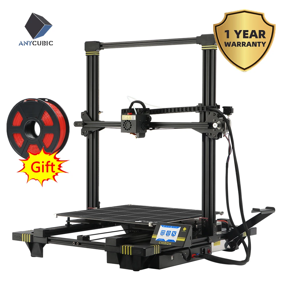 ANYCUBIC Chiron 3d принтер с зажимами огромный объем сборки автоматическое выравнивание