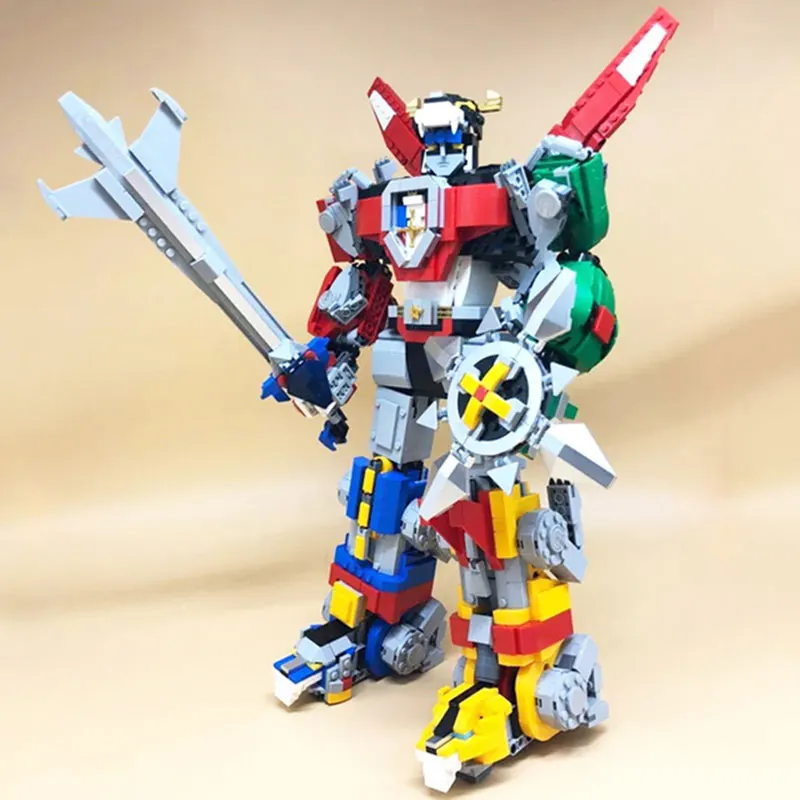 

PDFinstruction 16057 2334Pcs ideas series Voltron Defender of The Universe Building Blocks Bricks Kids toys Christmas Gift 21311