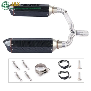 

Slip-On For suzuki GSR400 GSR600 BK400 BK600 GSR BK 400 600 Motorcycle Exhuast Escape Full exhaust Middle Link Pipe