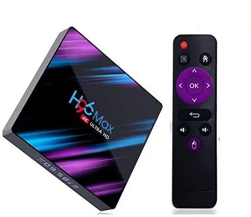 Оригинальная ТВ приставка Android 10 0 H96 Max RK3318 2 4G/5G двойной Wi Fi 4K Приставка Smart TV 4 ГБ 64