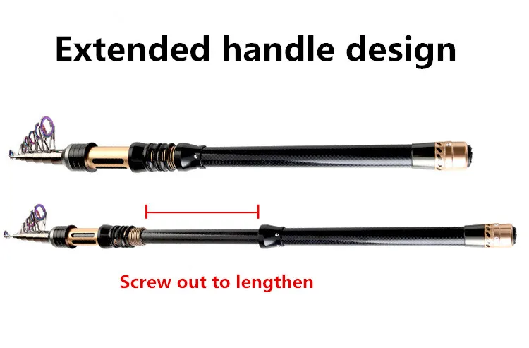 

Mini Portable Carbon Fiber Fishing Rod Telescopic Spinning Fishing Tackle Superhard Sea Rod Ocean Rod Fishing Pole