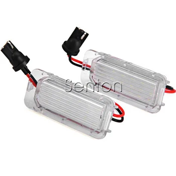 

1Pair Car LED number License Plate Light 12V White SMD lamp Car Styling For Ford Focus 5D Mondeo Fiesta C-Max accessories