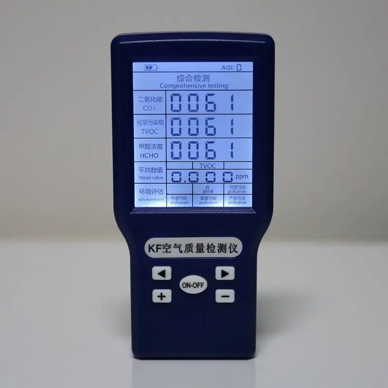 Digital CO2 Detector Tester Carbon Dioxide Meter Air Quality Laser PM2.5 PM10 PM1.0 Detectors Monitor 131SC | Инструменты