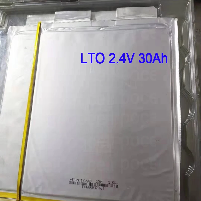 5 шт. LTO 2 4 v 30Ah литиевая батарея 3 титановая 10C 300A для diy 48v 12V Солнечная энергия