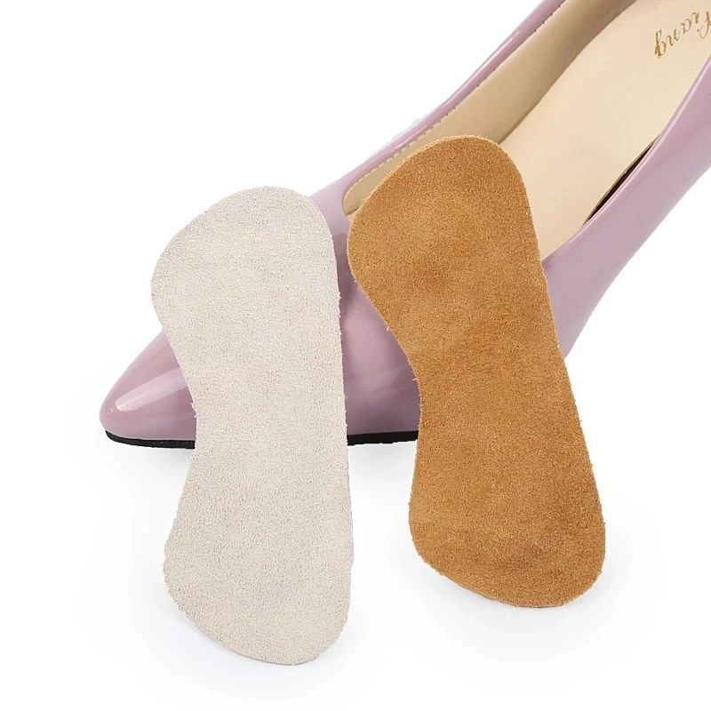 

2Pieces=1Pair Half Yard Non-Slip Heel Insert Liner Grips Pad Foot Care Protector Shoes Insole Cushion Pads Unisex Random Color