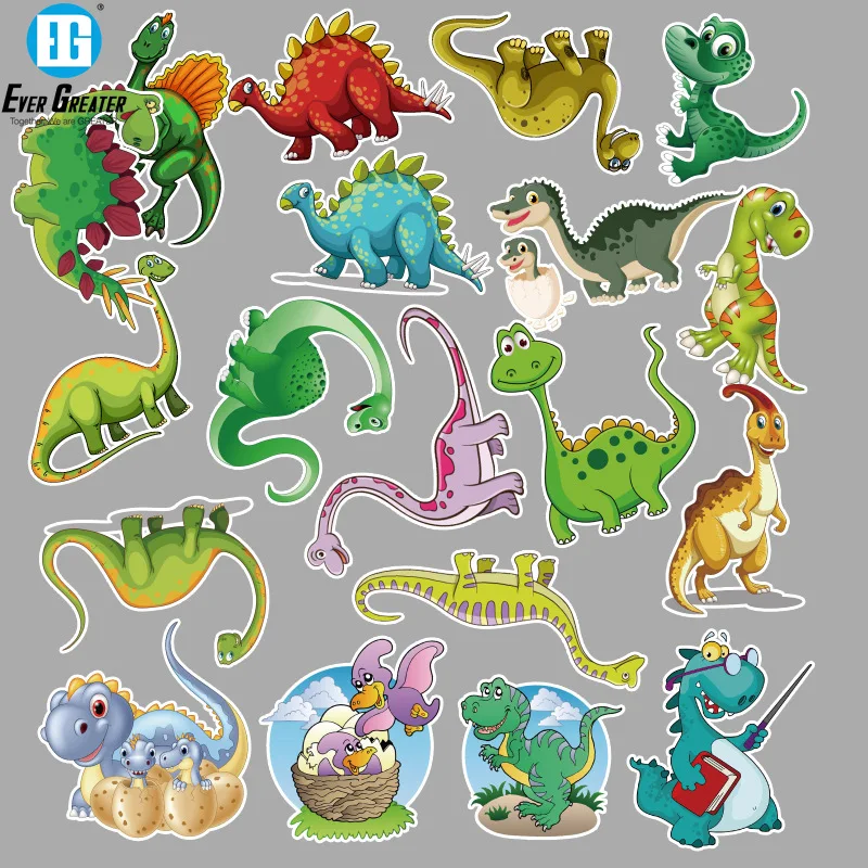 50 шт. наклейки в виде динозавра для автомобиля мотоцикла велосипеда ноутбука