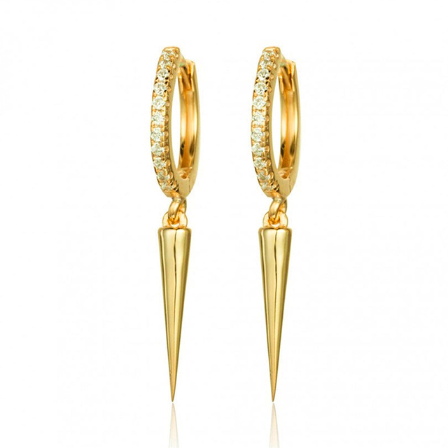 925 Sterling Silver Cubic Zirconia Sun Moon Star Pendant Hoop Earrings For Women Evil Eyes Butterfly Cactus Huggie Earring