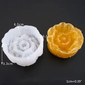 

2020 New DIY Crystal Epoxy Mold Dice Fillet Flower Digital Game Jewelry Silicone Mould