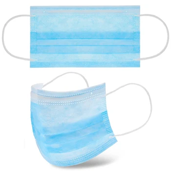 

10pcs/pack Anti-Dust PM2.5 Disposable Mask Nonwove 3 Layer Earloop Face Mouth Masks Universal