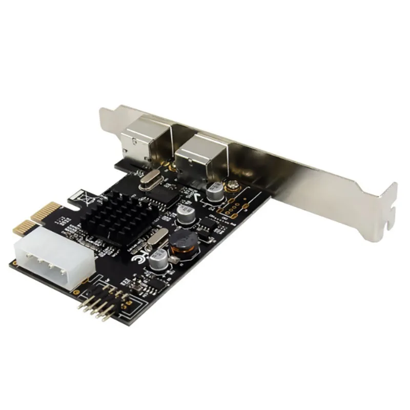 Adaptador de Expansão Pci-e Dual Port Ps2 Placa Externa Ps2 Dispositivo de Expansão Plug And Play para pc Cartões para acréscimos - Imagem 4