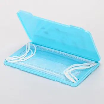 

2020 New Portable Dustproof Moisture-proof Storage Box Mask Case Storage Box Band-aid Bill Temporary Storage