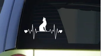 

Coyote heartbeat lifeline 8" wide Sticker decal predator call trap window Sticker