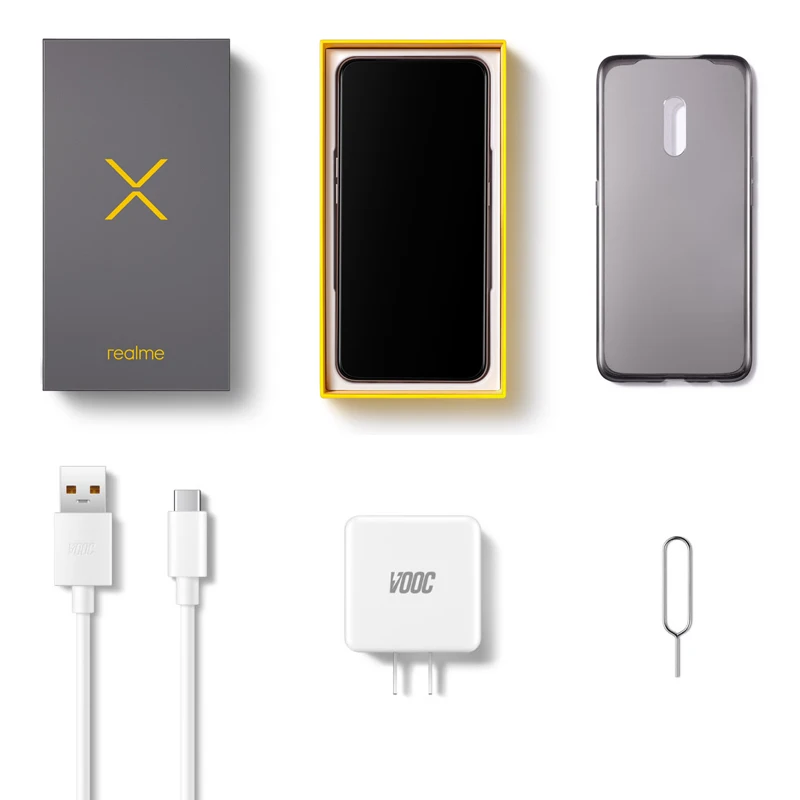 Realme X 4 ГБ ОЗУ 64 Гб ПЗУ 6,53 ''полноэкранный мобильный телефон с всплывающей камерой мобильный телефон 20 Вт VOOC Быстрая зарядка 3,0 смартфон