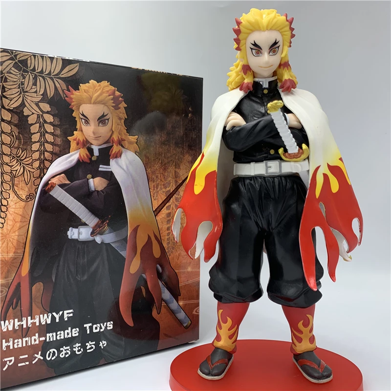 Demon Slayer Rengoku Kyoujurou Smile Standing Pvc Action Figure Yan Zhu Ver Tanjirou Inosuke Model Toy Gift 23cm Action Figures Aliexpress