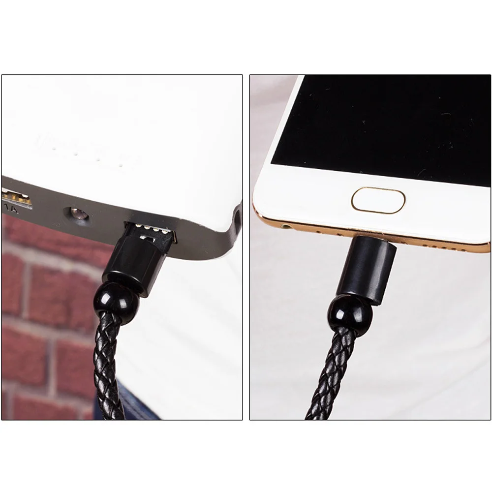 Портативный зарядный USB кабель на запястье для быстрой зарядки и передачи данных
