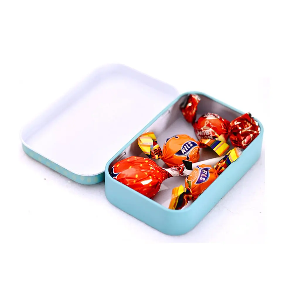 

Christmas Decoration Supplies Gifts For Children Candy And Chocolate Box Exquisite Rectangular Tinplate Box