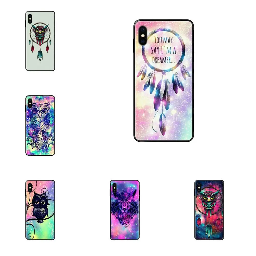 Модный Ловец снов Кот Волк Сова Тоторо для Huawei Honor Mate Play V10 View 10 20 20X 30 Lite Pro Y3 Y5 Y9 Nova 3