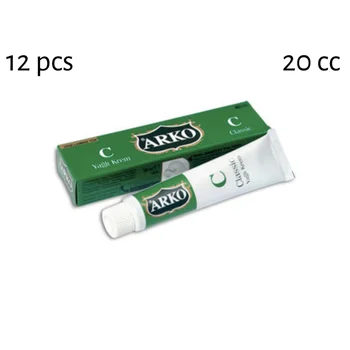 

ARKO Tube Cream ARKO SKIN NUTRITION AND MOISTURIZING TUBE CREAM 20 CC 12 pcs Hand cream,after shave cream, make up cleaner